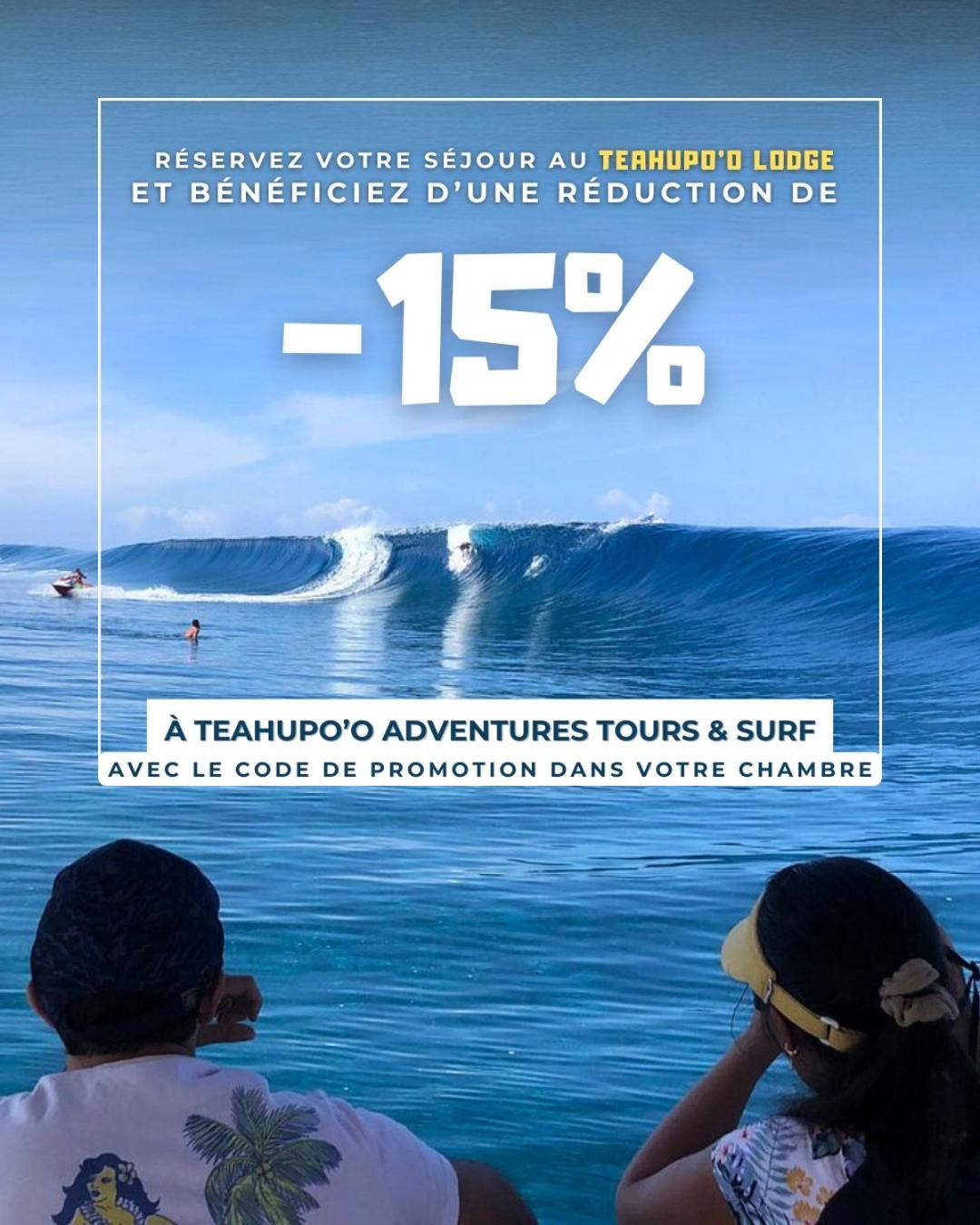 Teahupo'O Lodge - Cosy Studio Climatise Pa'Aihere - Entre Randonnees Et Activites Nautiques Teahupoo Zewnętrze zdjęcie