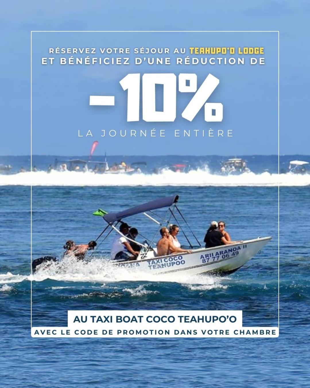 Teahupo'O Lodge - Cosy Studio Climatise Pa'Aihere - Entre Randonnees Et Activites Nautiques Teahupoo Zewnętrze zdjęcie